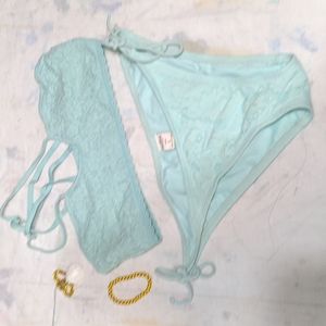 5 for $20 - Hollister Holly Hicks Aqua sea bikini yoga sports top and bottom